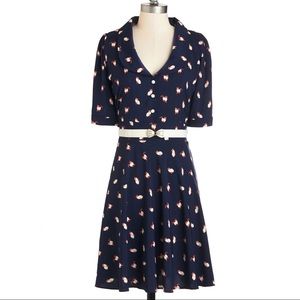 ModCloth “Cat’s What I Thought Dress” in cats